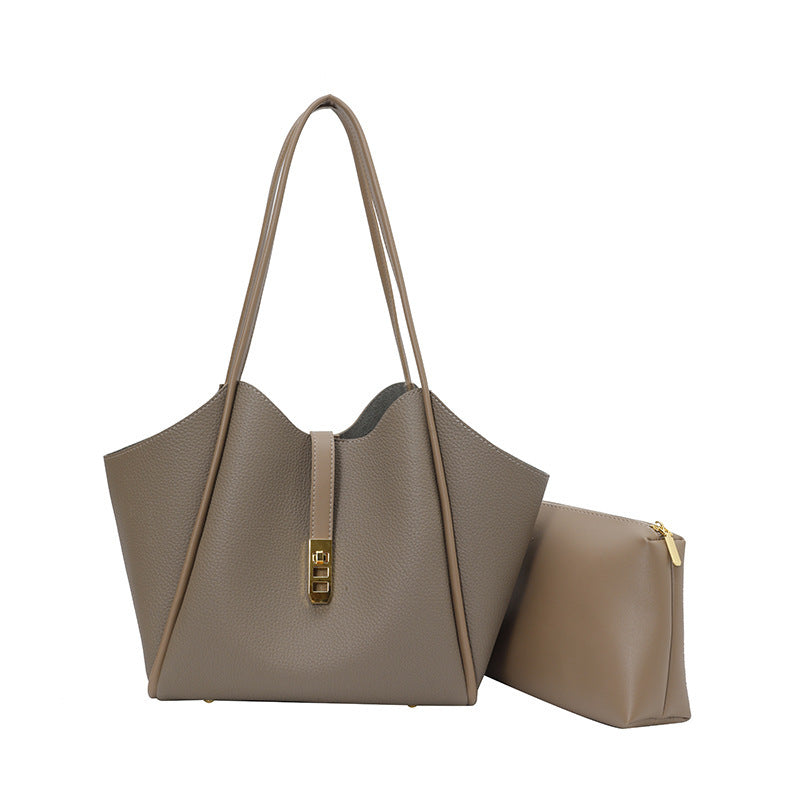 Women's Simple Retro Daily Commuter High Sense Underarm Bag