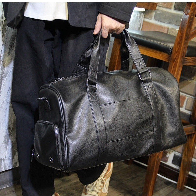 Men's Traveling With Shoe Compartments Large Capacity Boarding Shoulder Bags