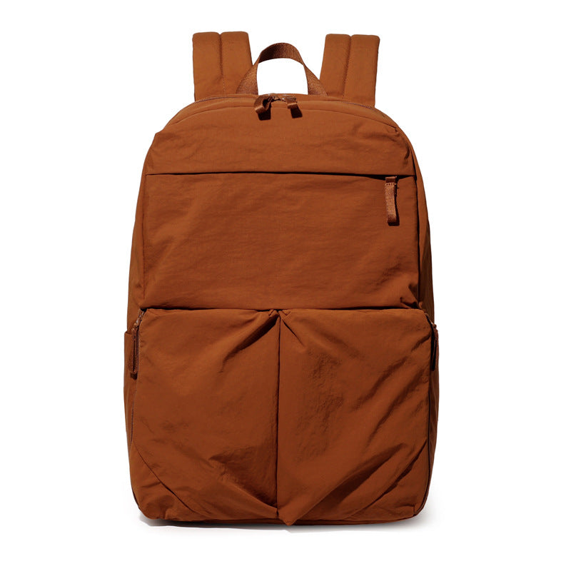 Women's & Men's High Quality Simple Waterproof Environmental Protection Computer Solid Leisure Backpack