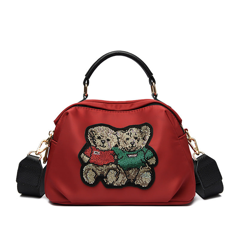 Casual Women's Cloth Fashion Simple Multifunctional Shoulder Bags
