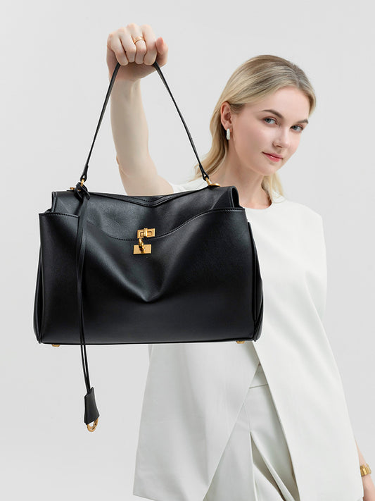 Stylish Women's Large Capacity Commuter Texture Handbags