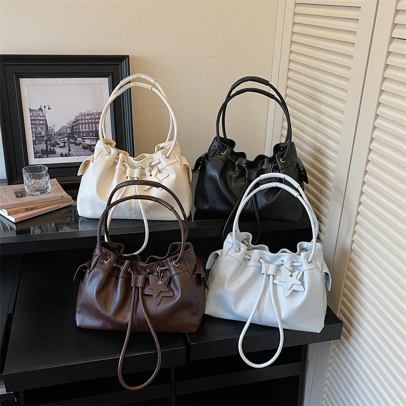 Early Spring Pleated Korean Style Lazy Lightweight Underarm Shoulder Bags