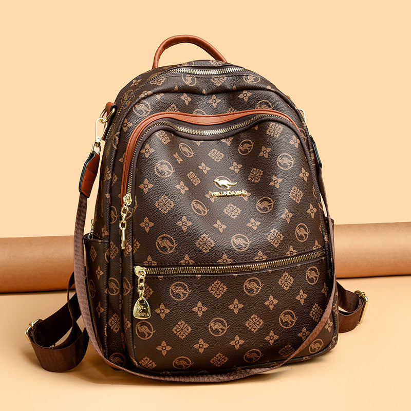 Women's Fashion Trend Printed Large Capacity Women's Backpack