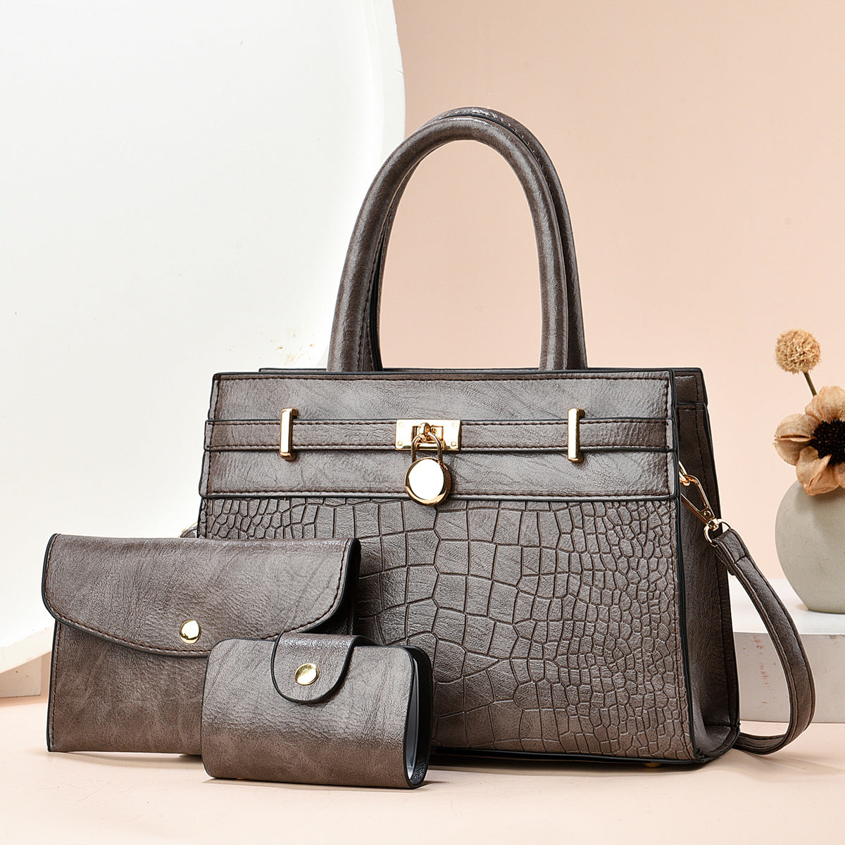 Classic Women's Spring Portable Fashion Big Women's Shoulder Bag