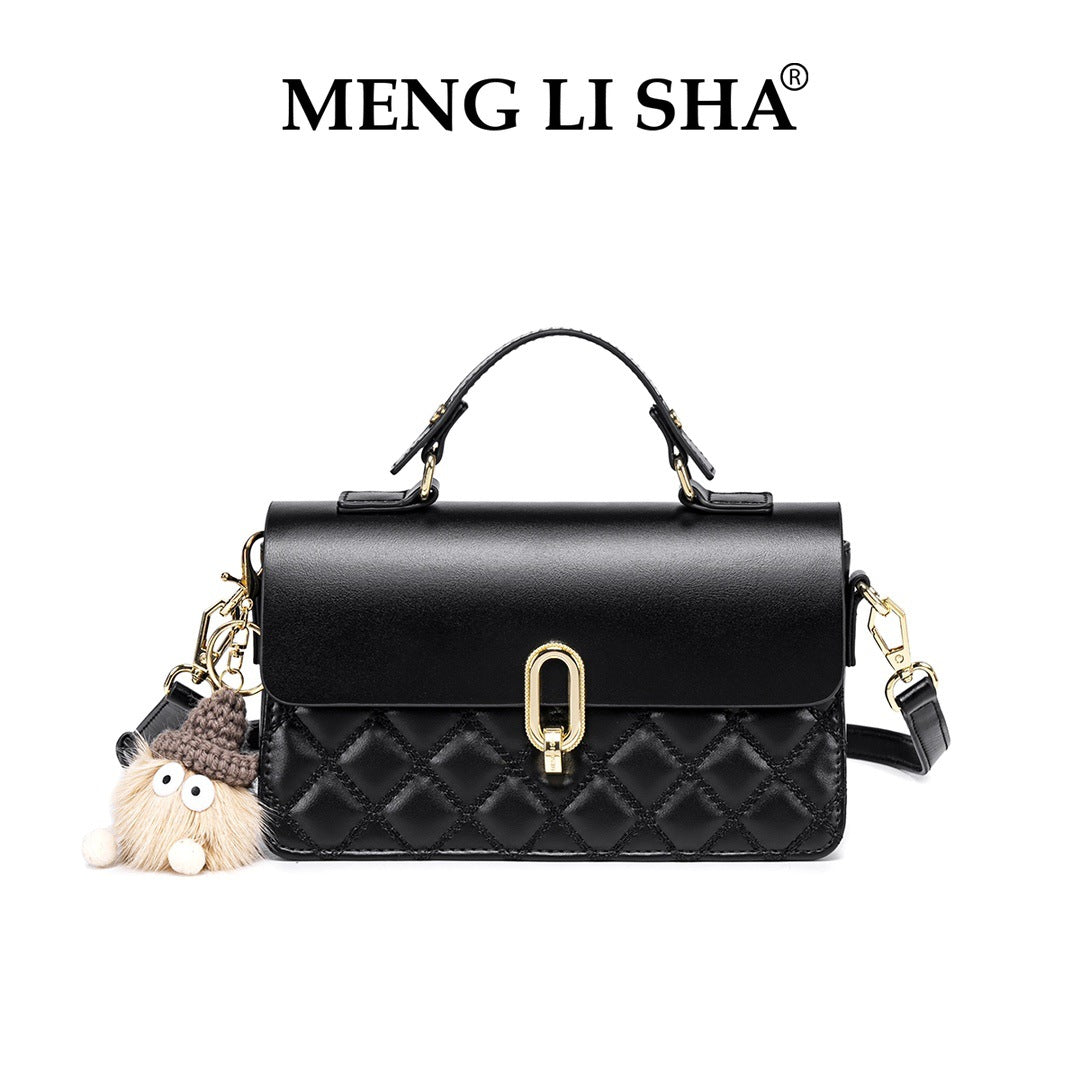 Women's Classic Style Advanced Texture Portable Box Women's Shoulder Bag