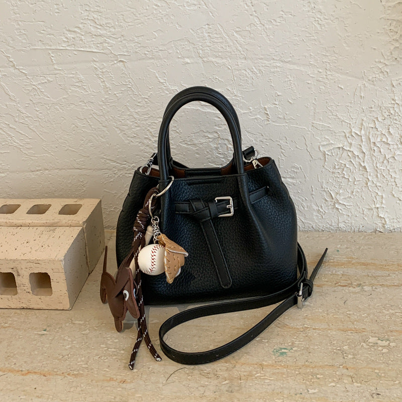 Fashion Popular High Sense Retro Style Fashionable Bucket Bag