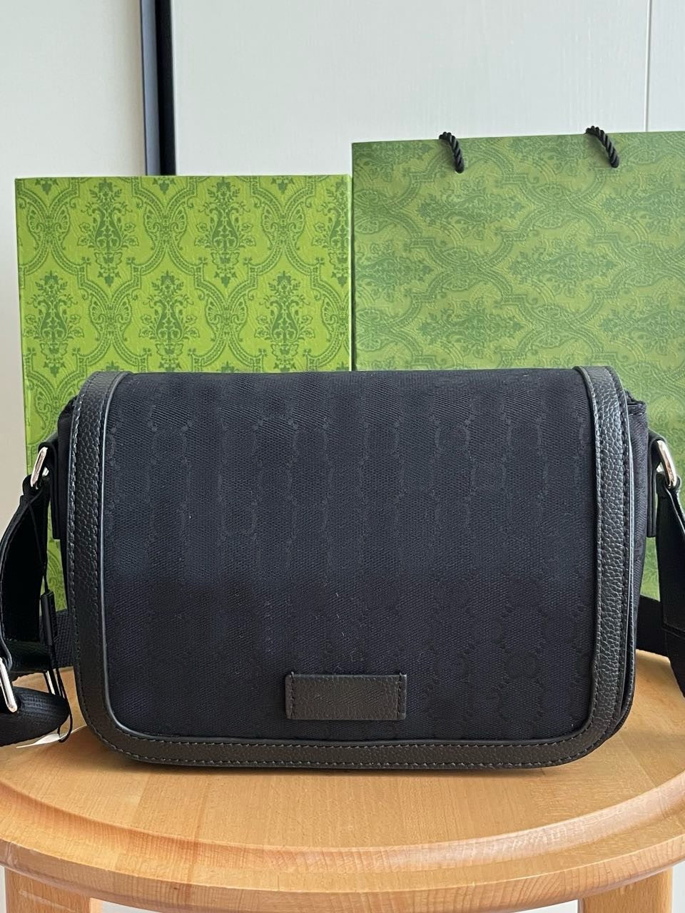 Women's & Men's Classic Double Presbyopic Canvas Men's Messenger Bag