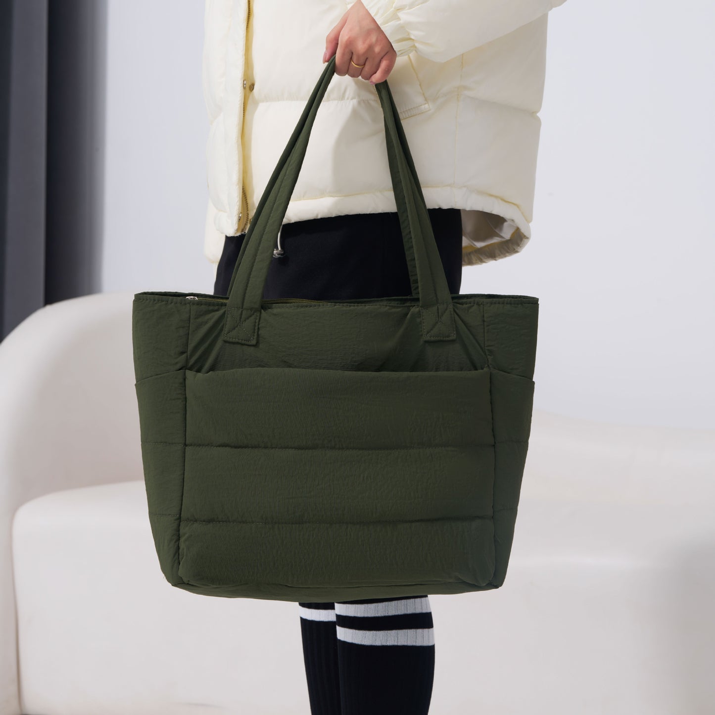 Women's Commuter Lightweight Fashion Cotton Clothes Women's Shoulder Bag