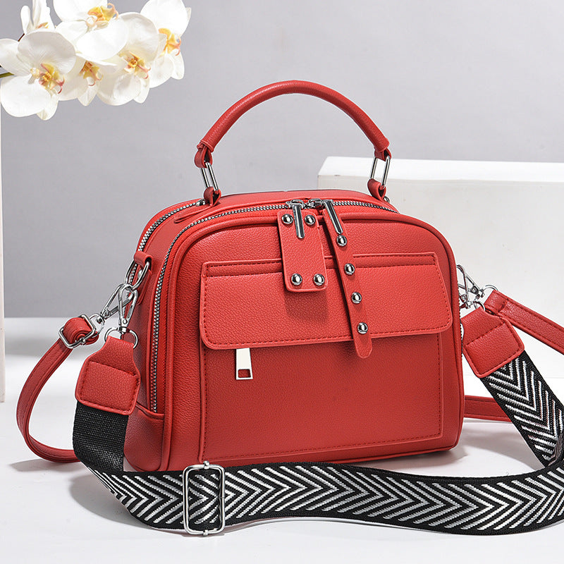 Pretty Stylish Texture Simple Multilayer One Handbags