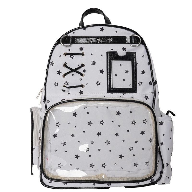 Korean Cartoon Cute Female Two-dimensional Bar Ji Leisure Backpack
