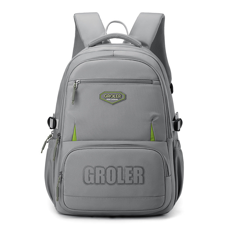 Men's Large Capacity College Simple Computer Business Leisure Backpack
