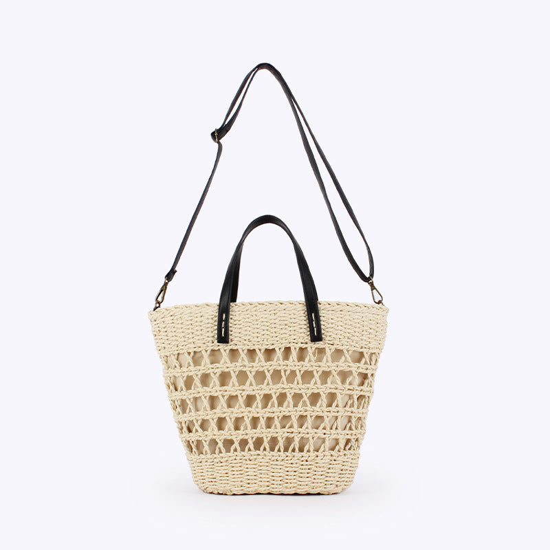 Hollow Woven Retro Beach Seaside Vacation Women's Messenger Bag
