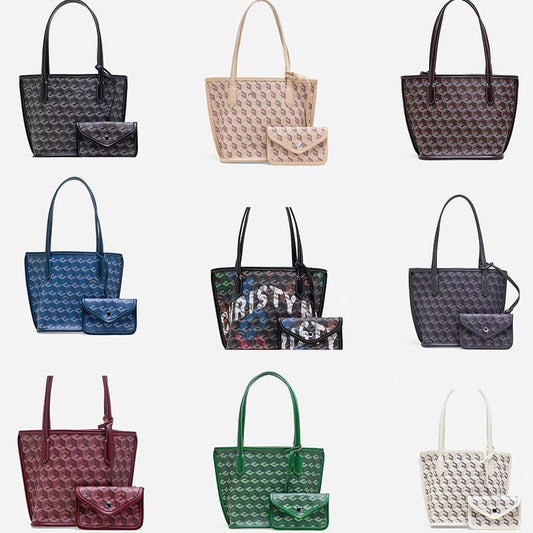 Fashion Printing Combination Simple Vegetable Basket Handbags