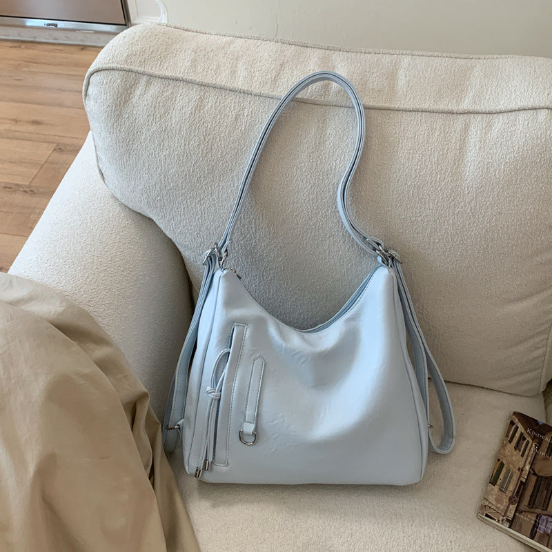 New Women's Commuter Retro Large Capacity Underarm Bag