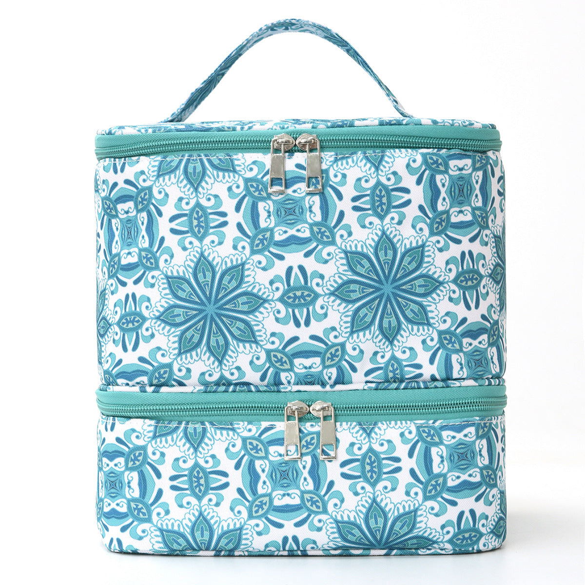 Large Capacity Storage Quilted Printing Grid Detachable Bags