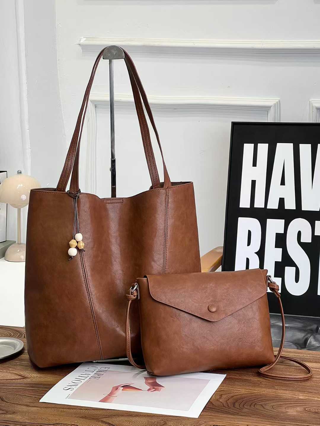 Korean Style Lazy Leisure Commute Niche Tote Bag