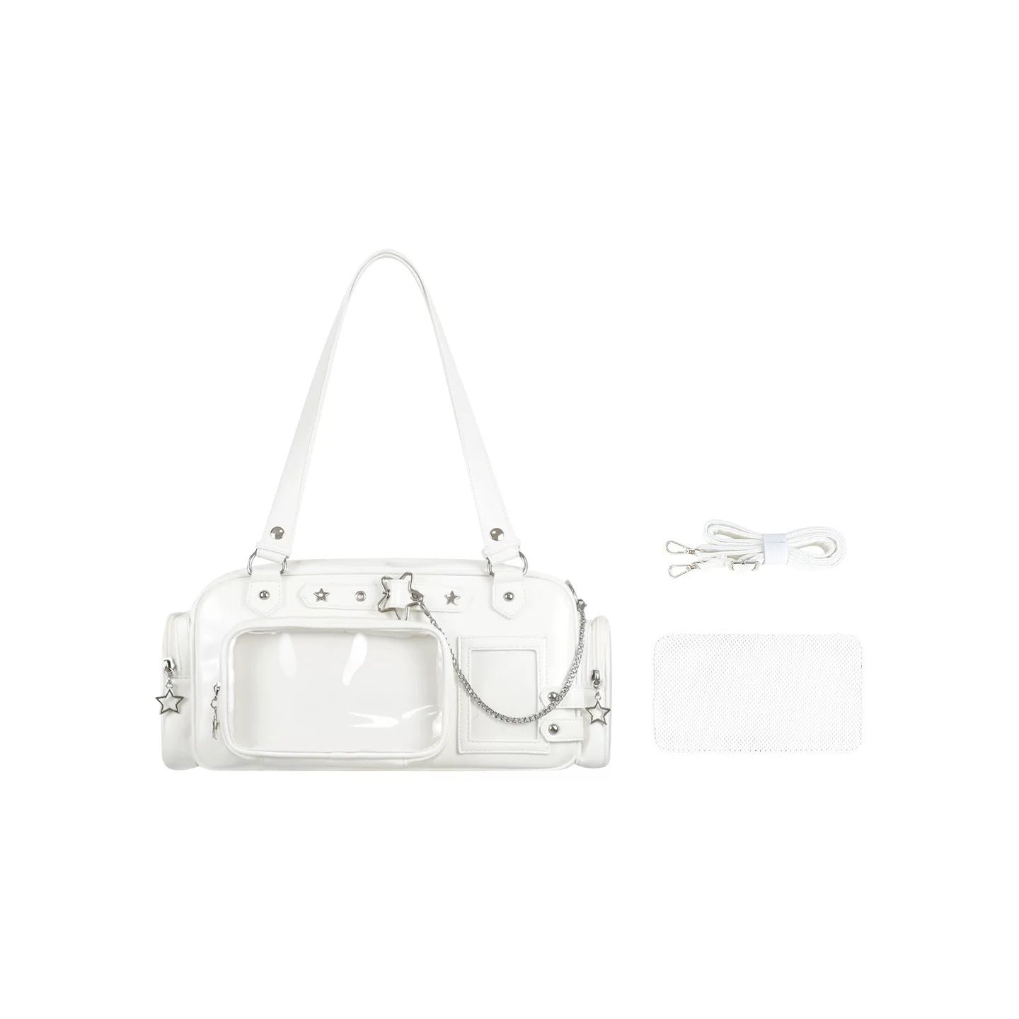 Large Capacity Two-dimensional Uniform Cartoon Fashion Simple Underarm Bag