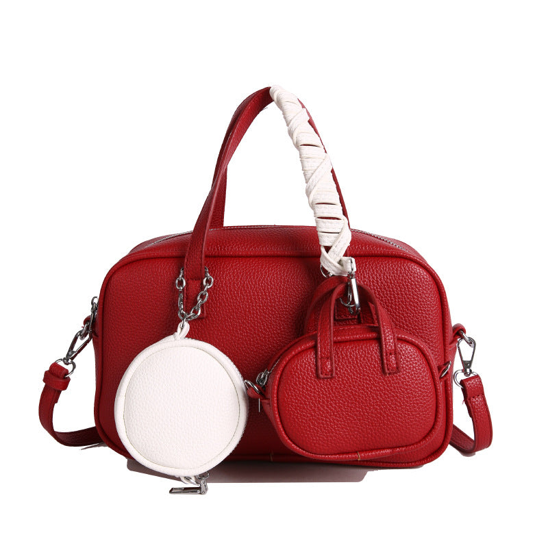 Women's Minority Fashion Boston Bowling Retro Hand Bags