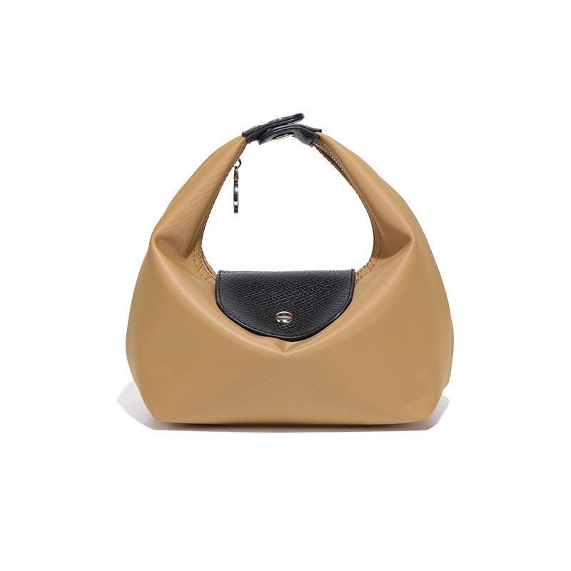 French Style Nylon Hand Carrying Lunch Box Waterproof Scratch Resistant Women's Handbag