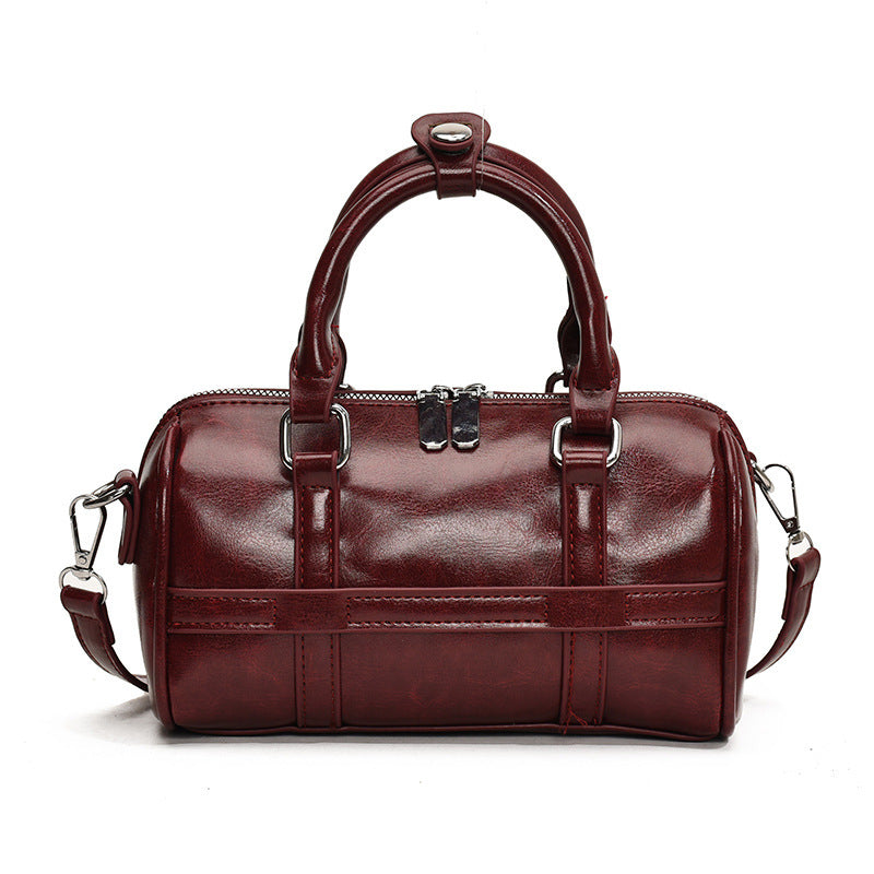 Popular Fashion Advanced Texture Portable Western Style Bucket Bag