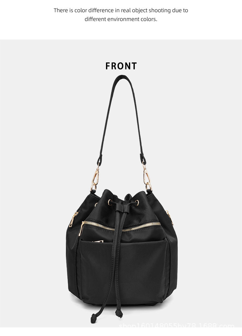 Women's Waterproof Nylon Lucky Simple Commuter Large Capacity Women's Shoulder Bag