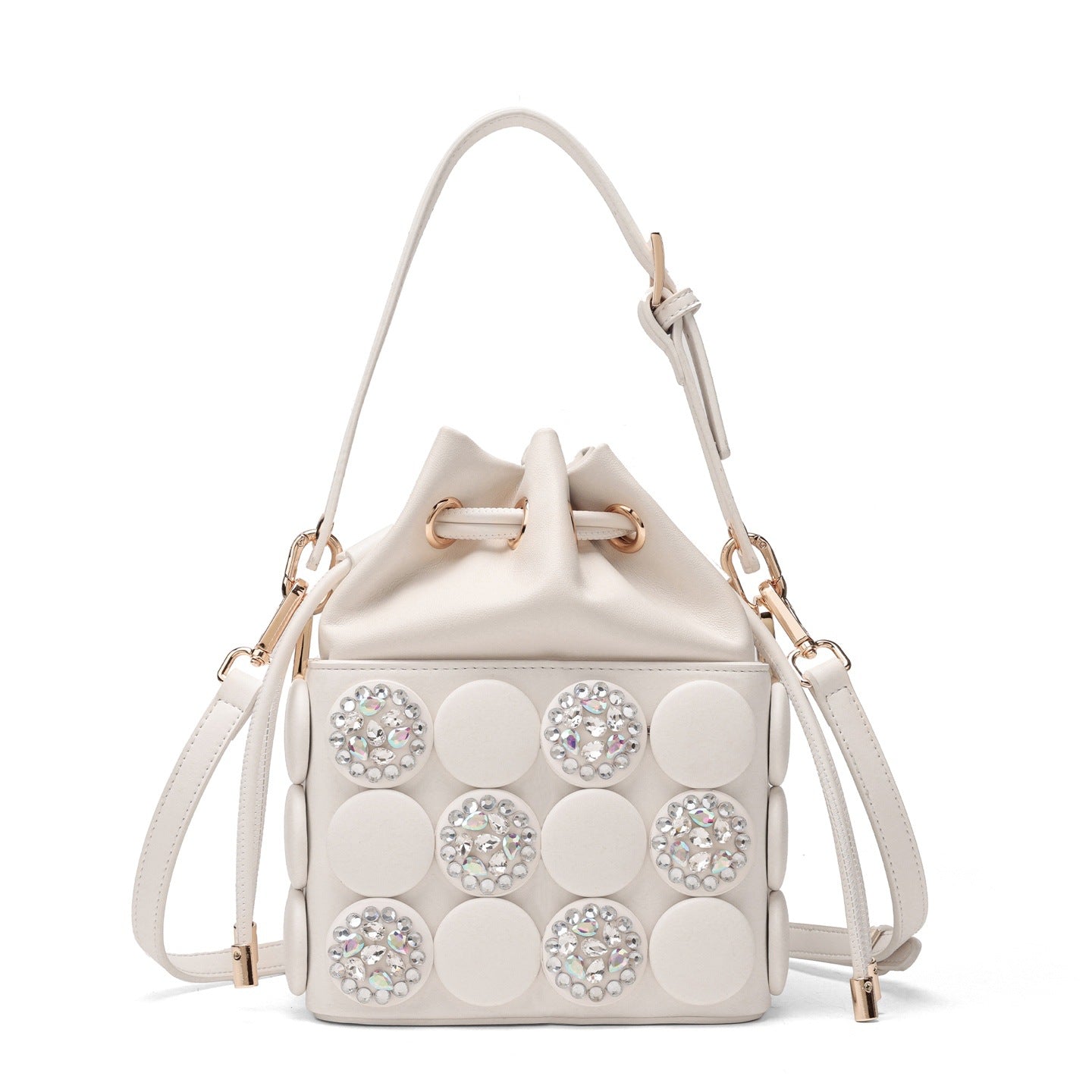 Casual Women's Rhinestone Dot Fashion Mobile Women's Messenger Bag