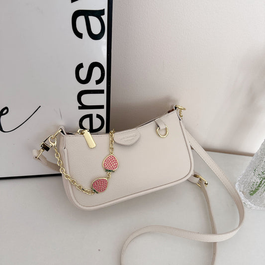 Design Chain Korean Style Fashion Simple Underarm Temperament Women's Shoulder Bag