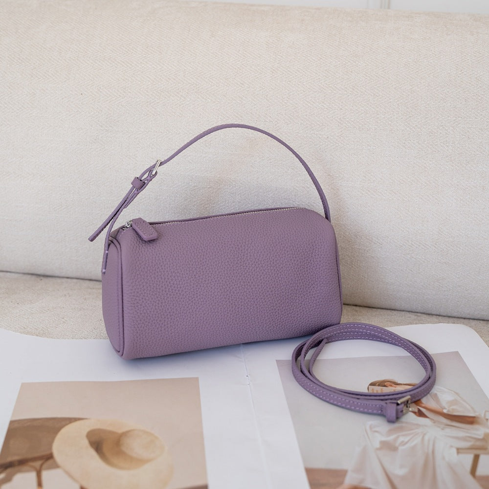Women's Top Layer Cowhide Pen Fashion Leather Women's Handbag