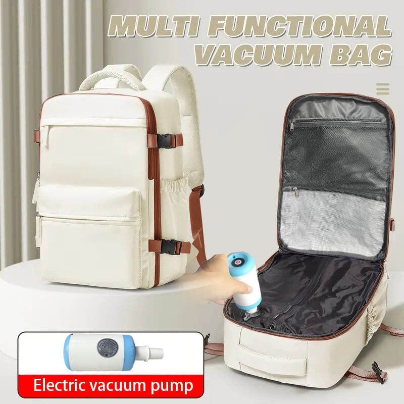 Unisex Simple Vacuum Compression Business Multifunctional Leisure Backpack