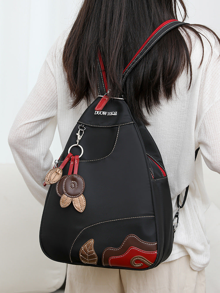 Capacity Retro Simple For Going Out Trendy Korean Women's Backpack
