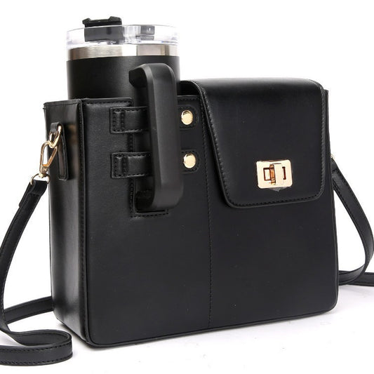 Portable Beverage Bottle Kettle Trendy Design Women's Messenger Bag