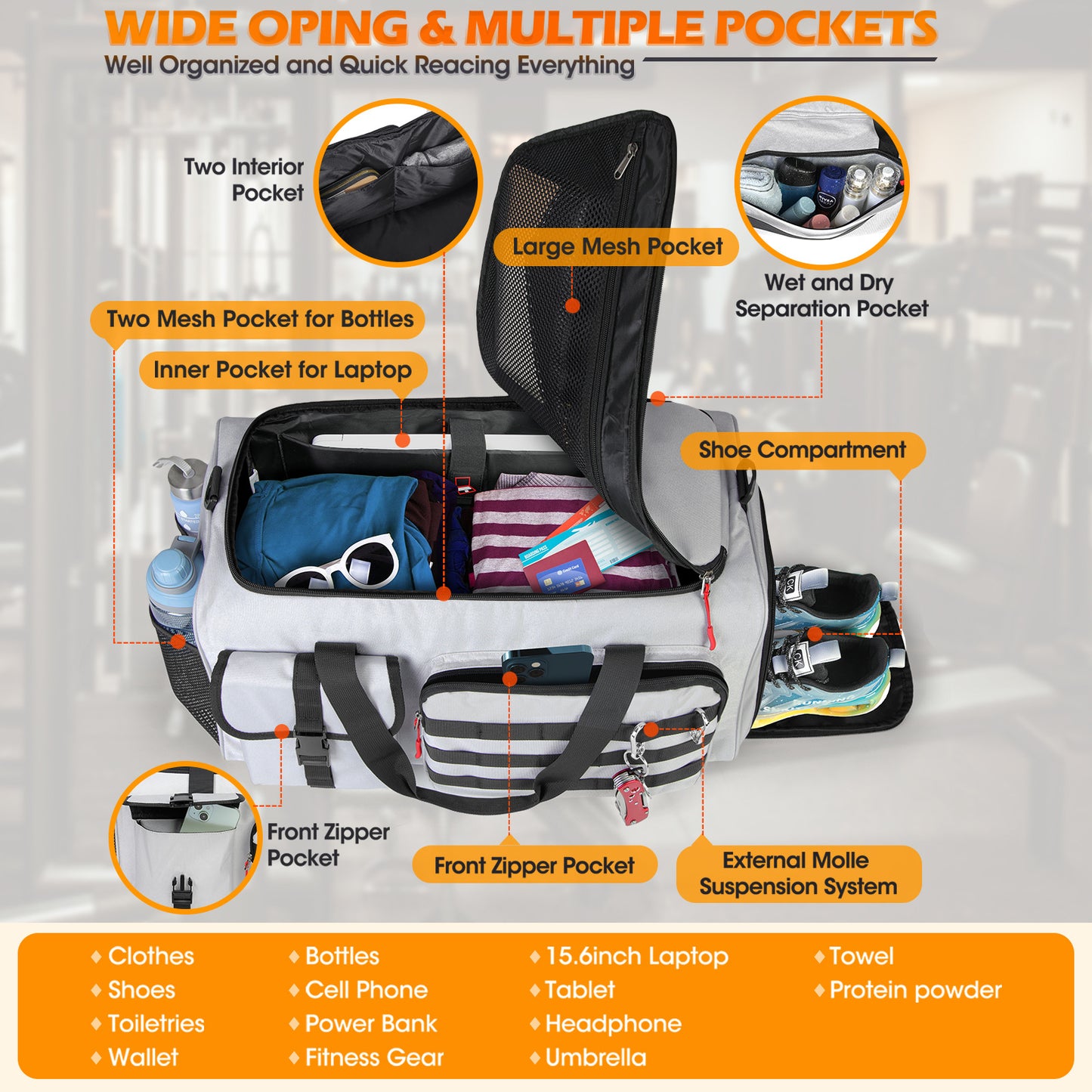 Carried Back Or Held In Hand Large Capacity Sports Backpacks