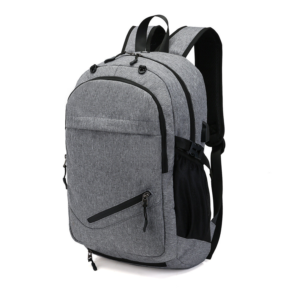 Men's Basketball Oxford Cloth Rechargeable Waterproof Inch Sports Backpack