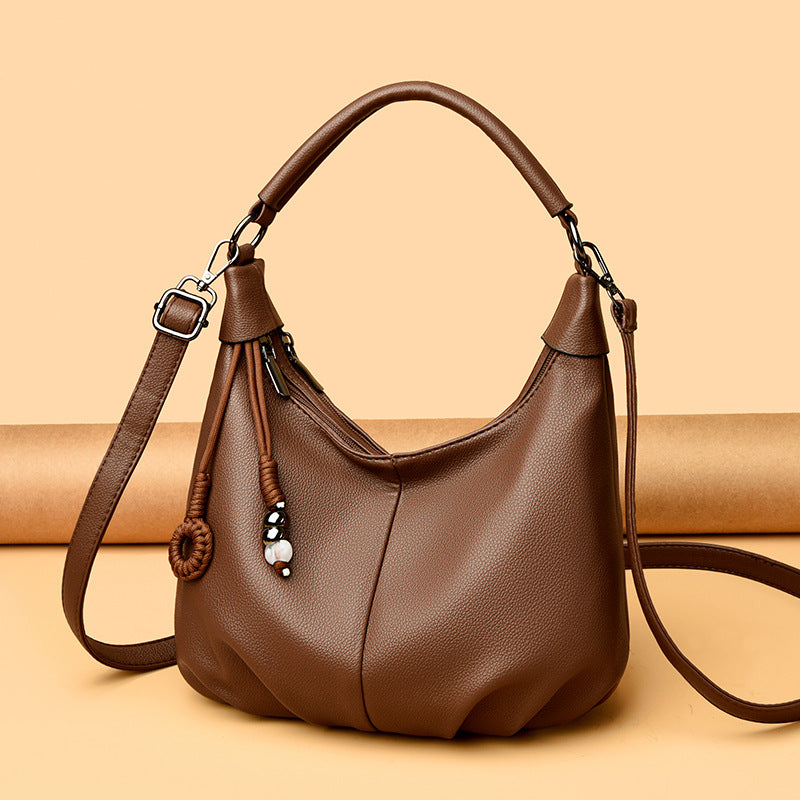 Women's Simple Hobo Korean Style Big Women's Shoulder Bag