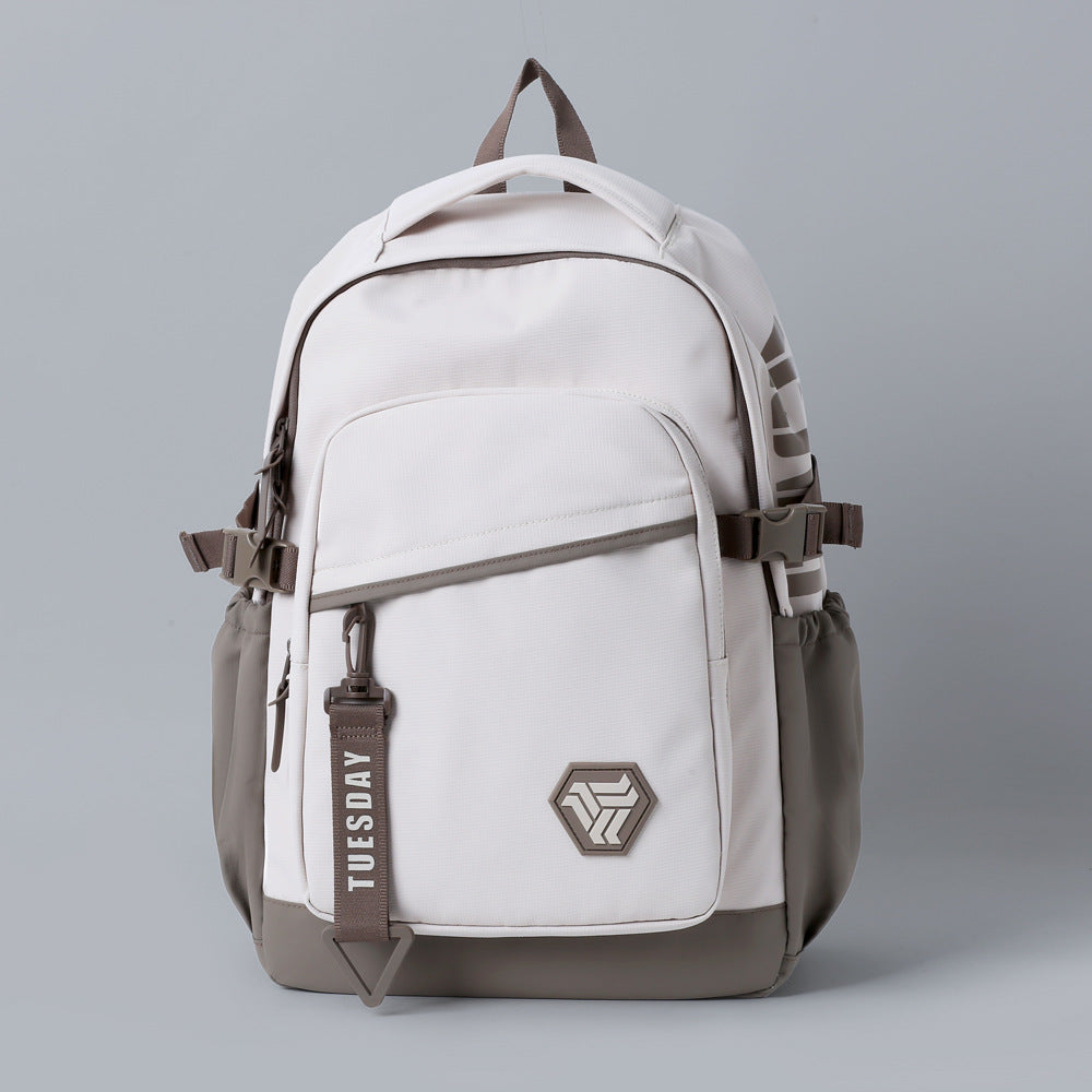 Men's Simple Trendy Early High College Computer Leisure Backpack