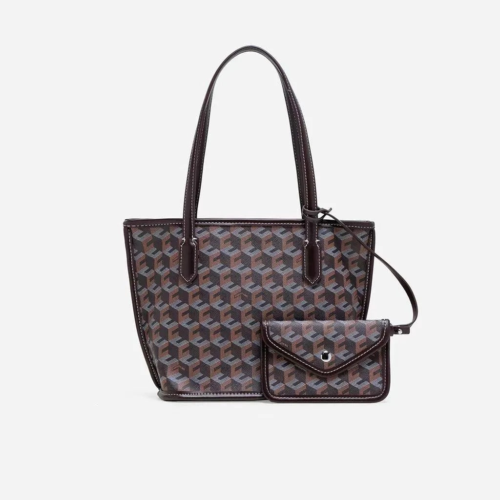 Fashion Printing Combination Simple Vegetable Basket Handbags