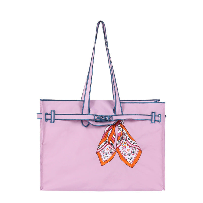 Women's Shopping Canvas Portable Embroidered For Tote Bag