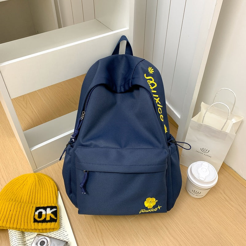 Junior High College Simple Versatile Large Capacity Women's Backpack