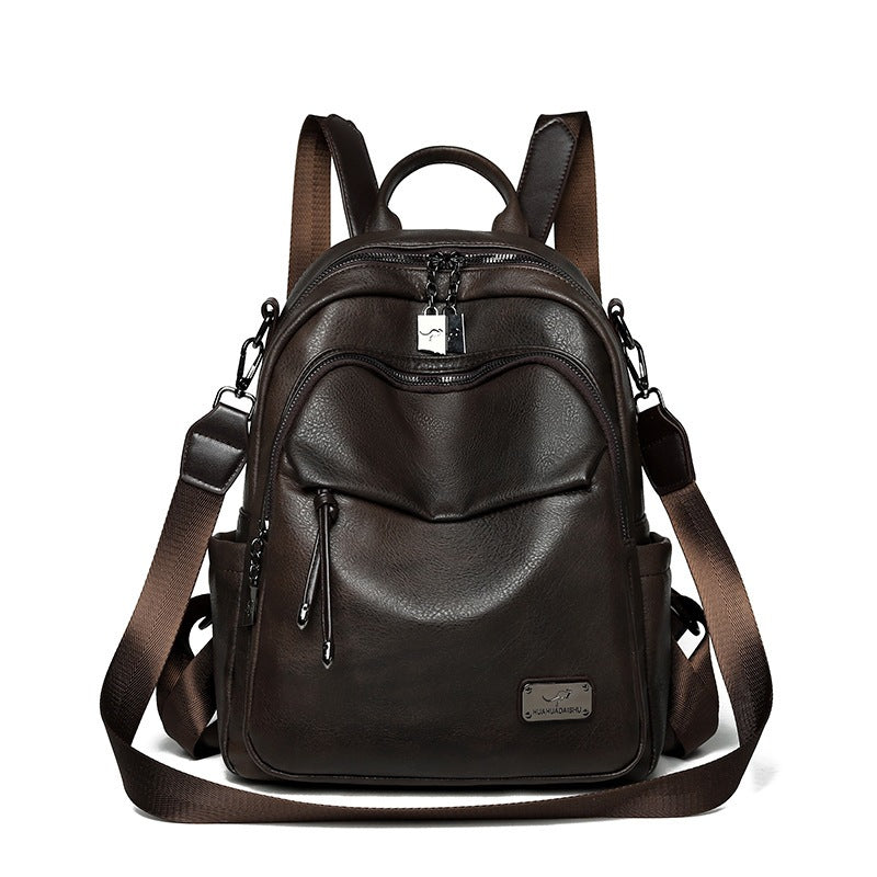 Women's French Fashion Large Capacity Waterproof Multifunctional Women's Backpack
