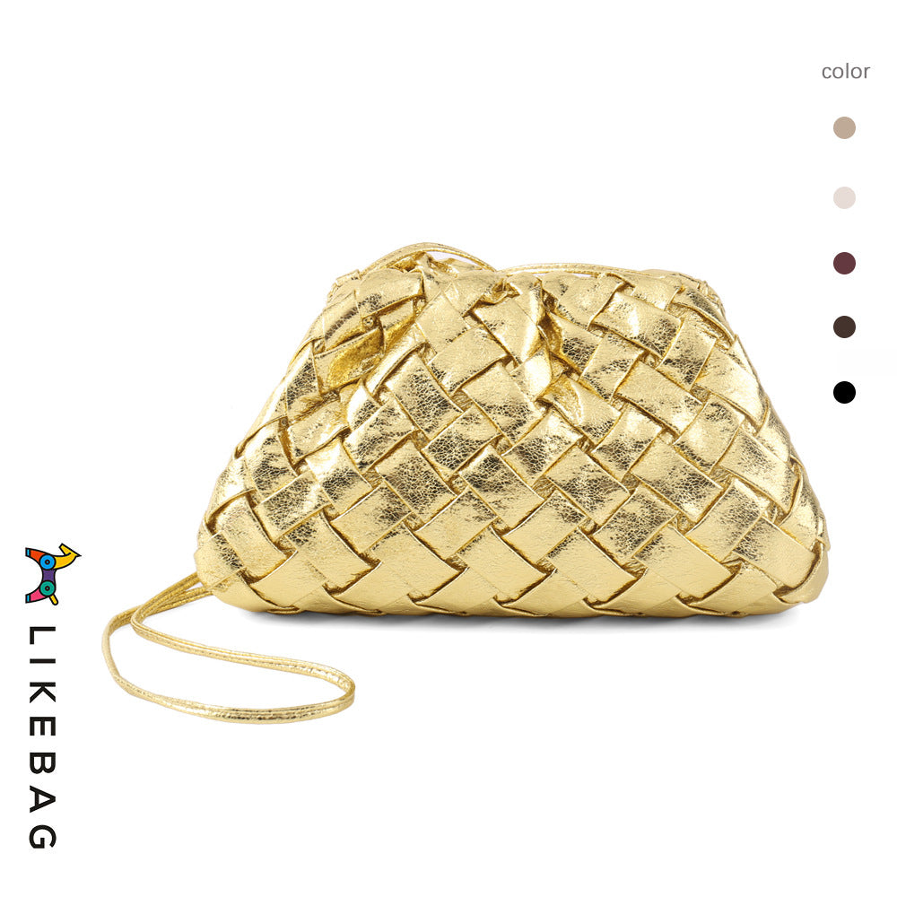 Pleated Cloud Fashion Croissant Senior Niche Women's Messenger Bag