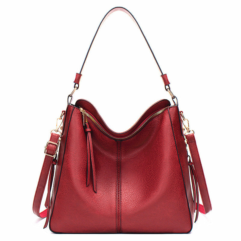 Women's Retro Hobo Portable Fashion Mother Big Women's Shoulder Bag