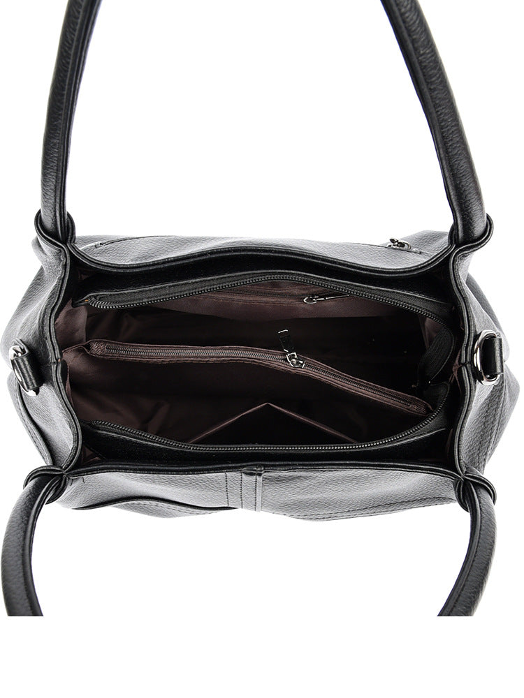 Stylish Women's Large Capacity Soft Leather Underarm Bag