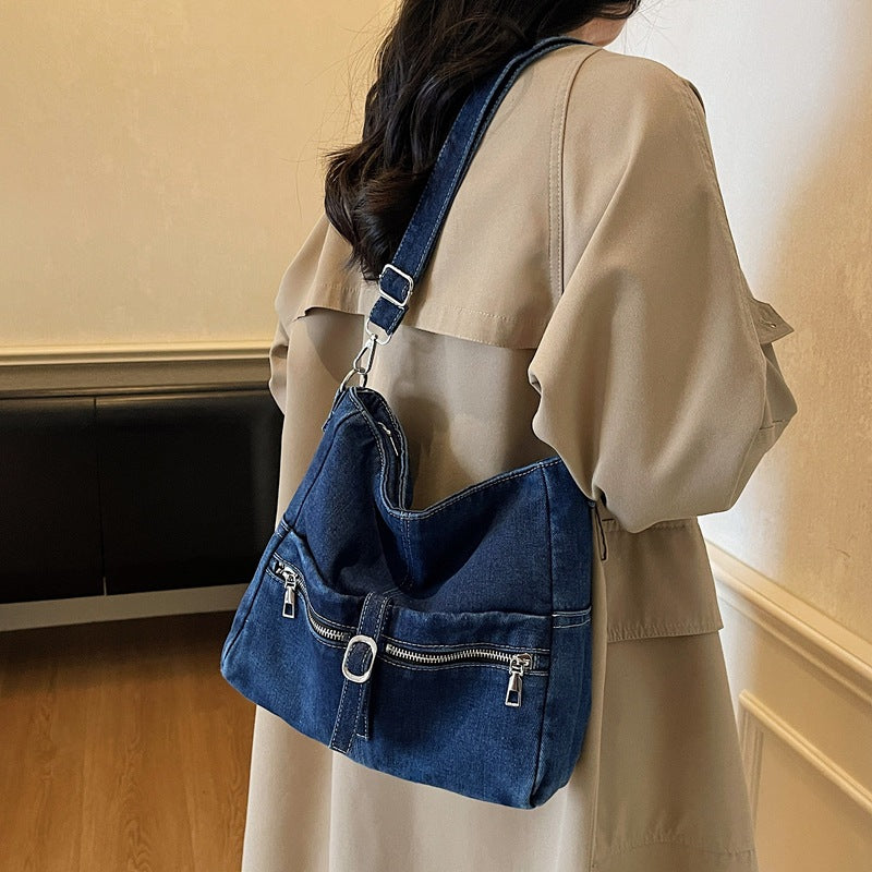 Creative Women's Fashion Denim Commuter Portable Tote Bags