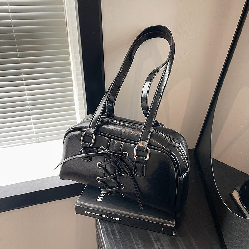 Women's Bowknot Hot Underarm Bowling Pillow Commuter Women's Shoulder Bag