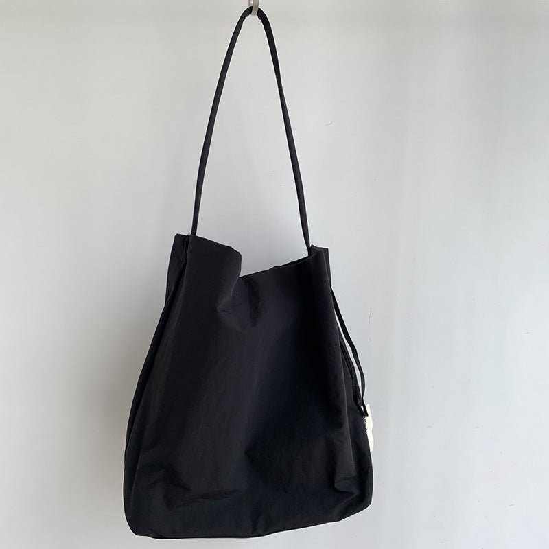 Women's Large Simple Capacity Oxford Cloth Solid Color Portable Bags