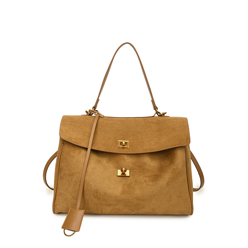Fashion Women's Suede Commuter Autumn High-grade Tote Bag