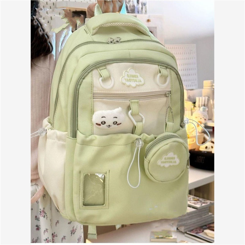 Cute Junior High Large Capacity Korean Style Leisure Backpack