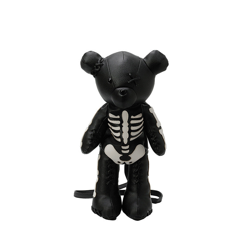 Refined Personalized Violent Bear Skull Fashion Artistic Backpacks