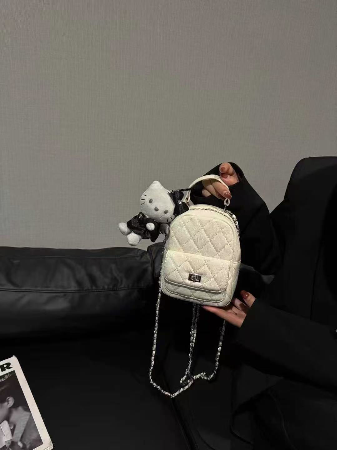 High-grade Caviar Rhombus Chain Mini Fashion Women's Shoulder Bag