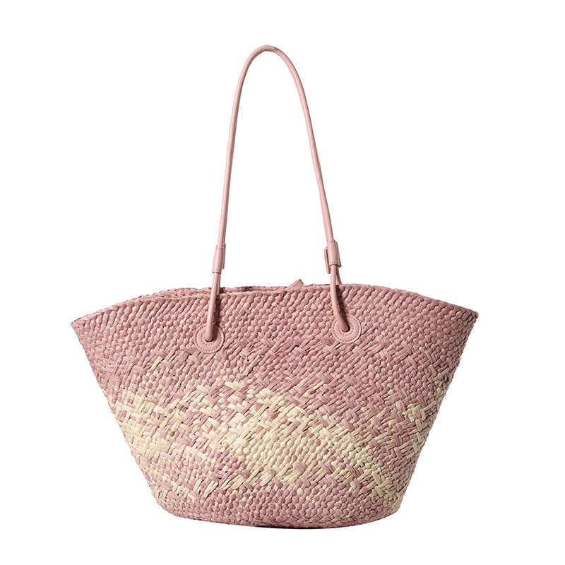 Large Capacity Straw Simple Portable Natural Bags